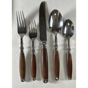 Hampton Silversmiths flatware bistro set 2 spoon 2 forks knife
